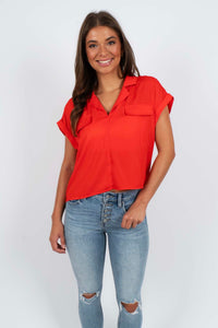 Love This Feeling Blouse (Red)