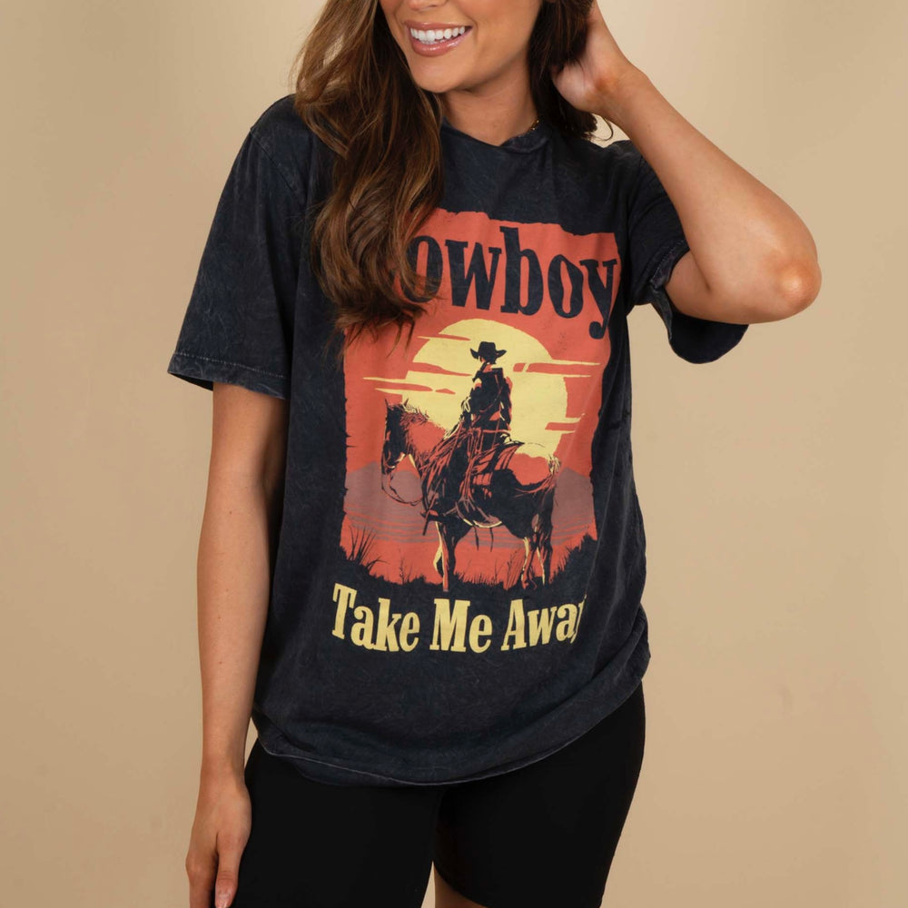 
                      
                        Cowboy Take Me Away Graphic Tee
                      
                    