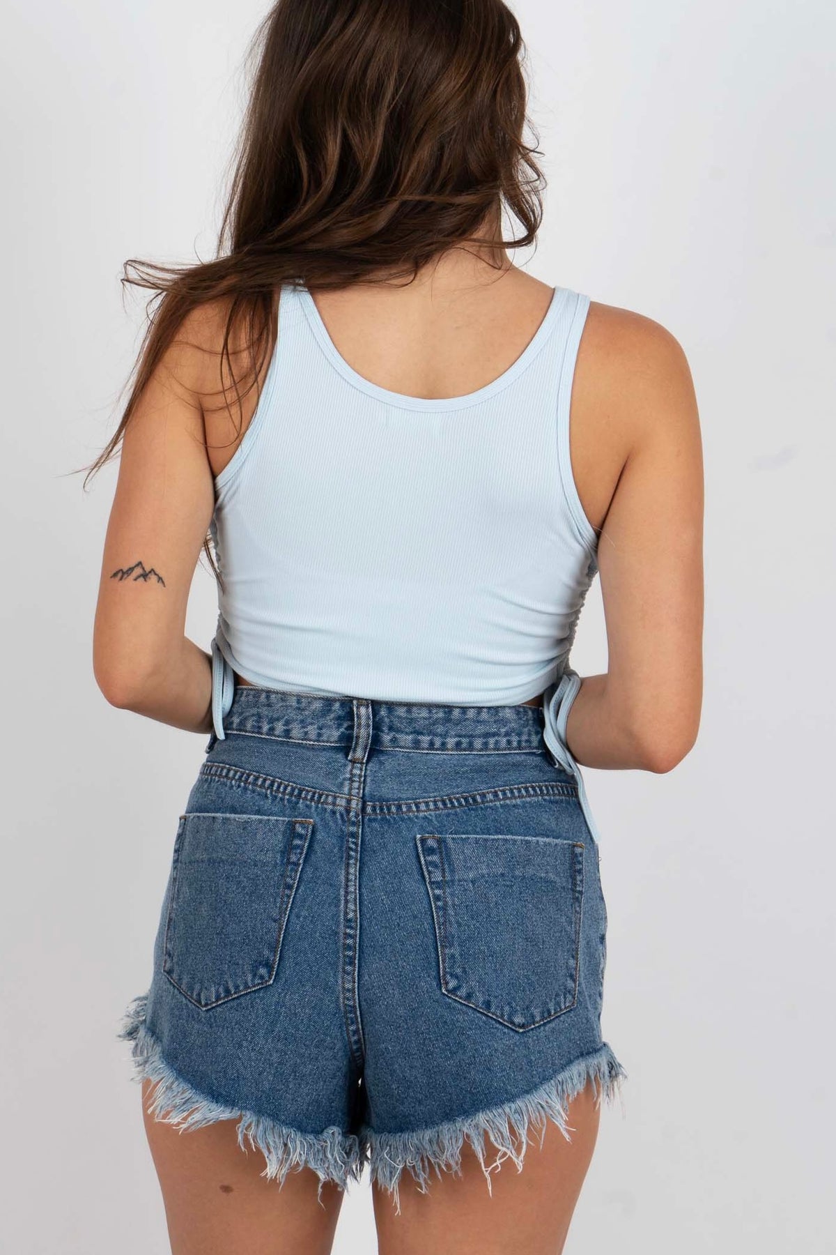 Wait A Minute Tank (Blue)