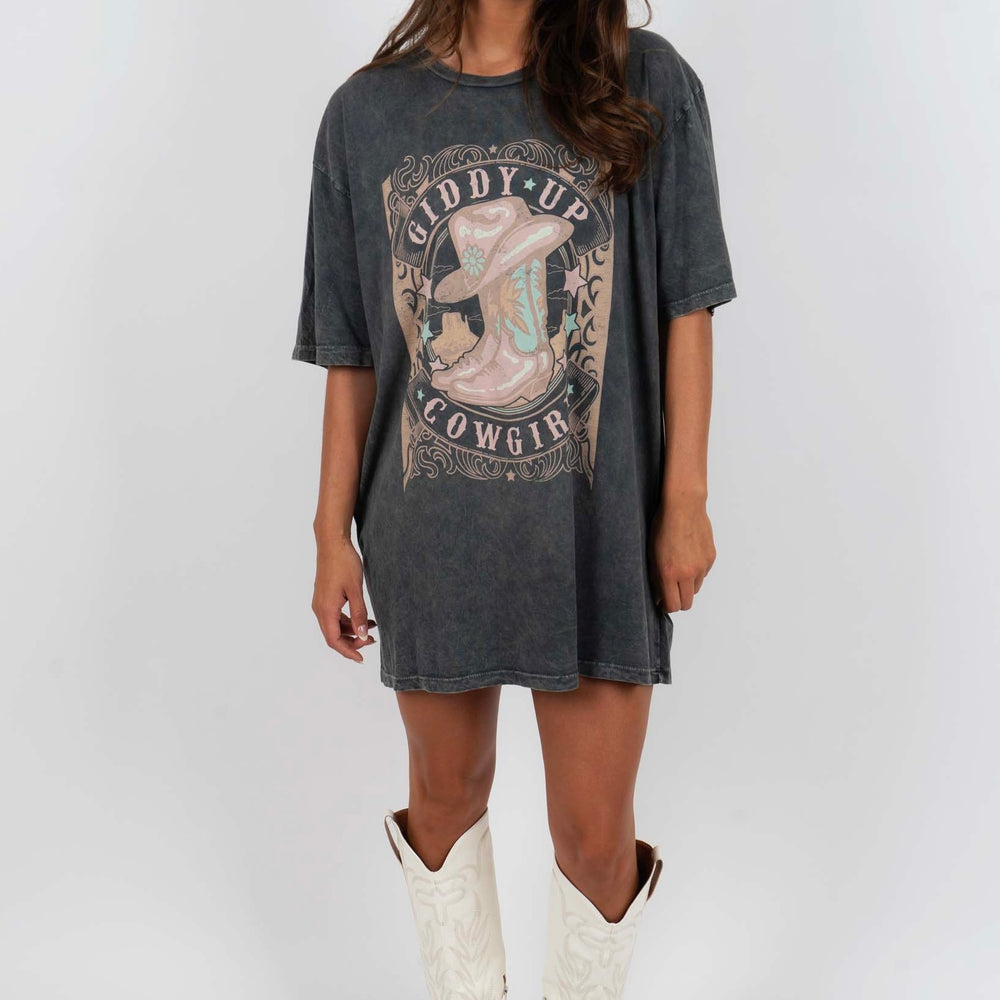 
                      
                        Giddy Up Cowgirl Graphic Tee
                      
                    