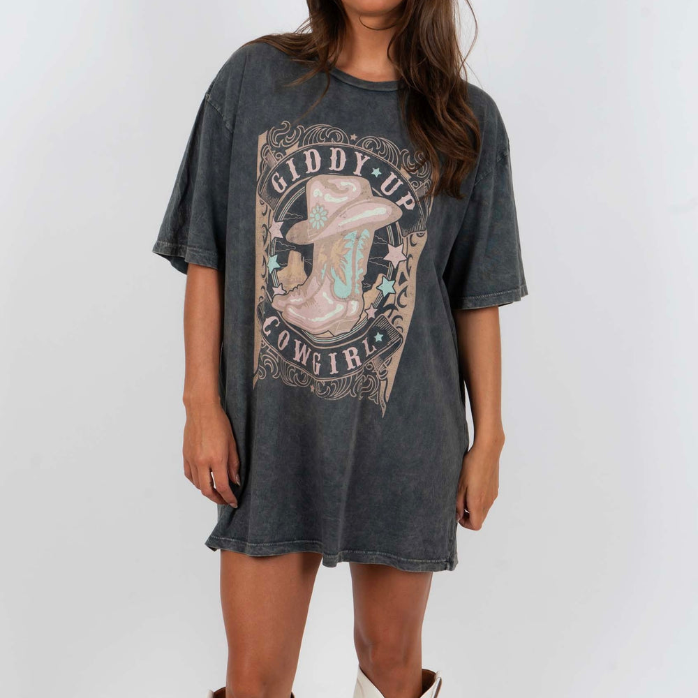 
                      
                        Giddy Up Cowgirl Graphic Tee
                      
                    