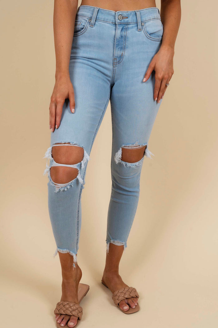 Josie Mid Rise Skinny Crop (Perfect Getaway)