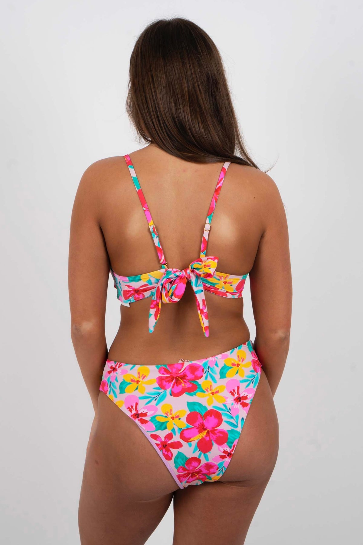 Tropical Love Bikini Bottom (Pink)