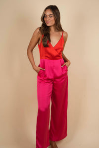 Heavenly Sights Jumpsuit (Red)