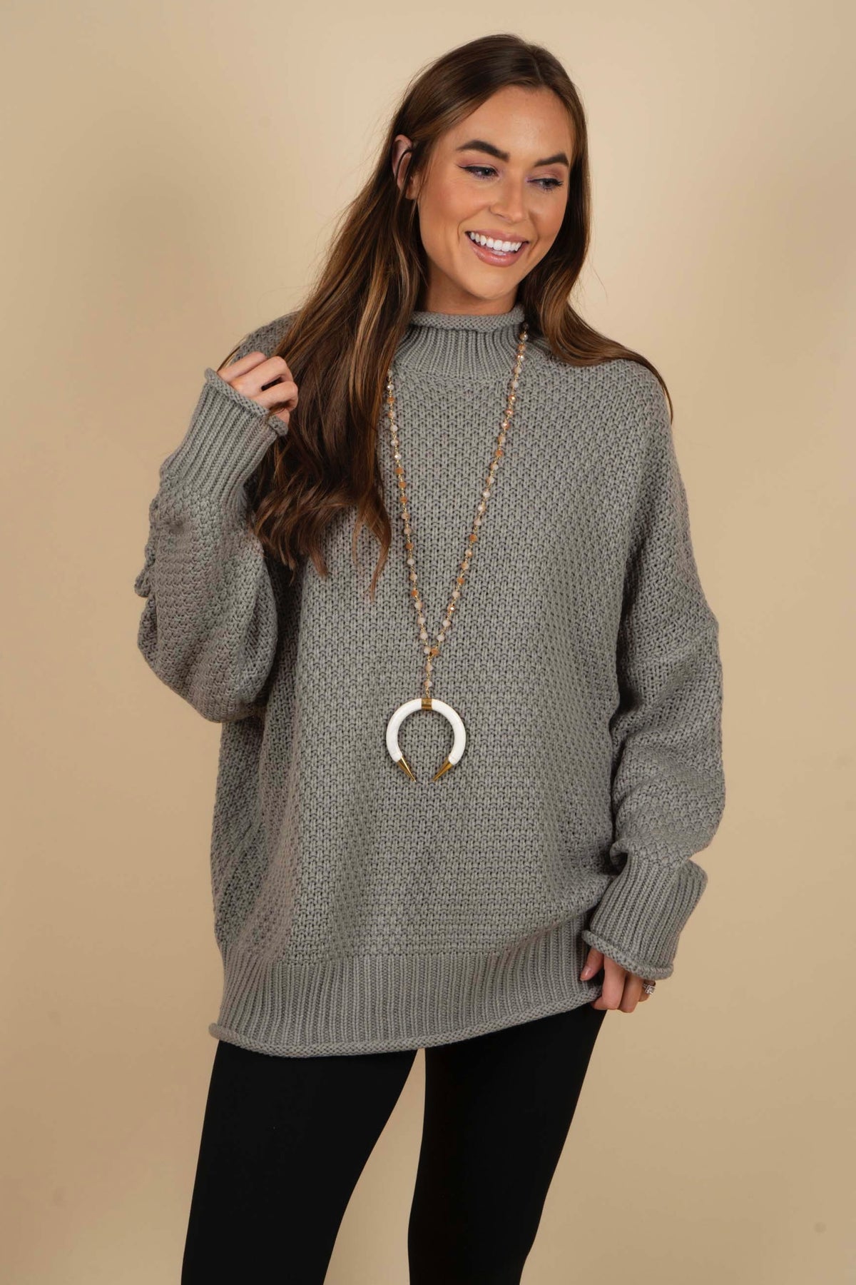 Have My Heart Sweater (Gray)