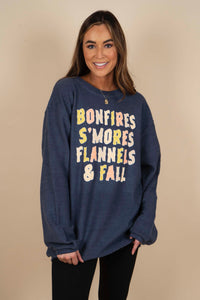 Fall Favorites Corded Sweatshirt