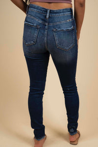 Kancan Gemma High Rise R&B Skinny Jeans (Dark Wash)