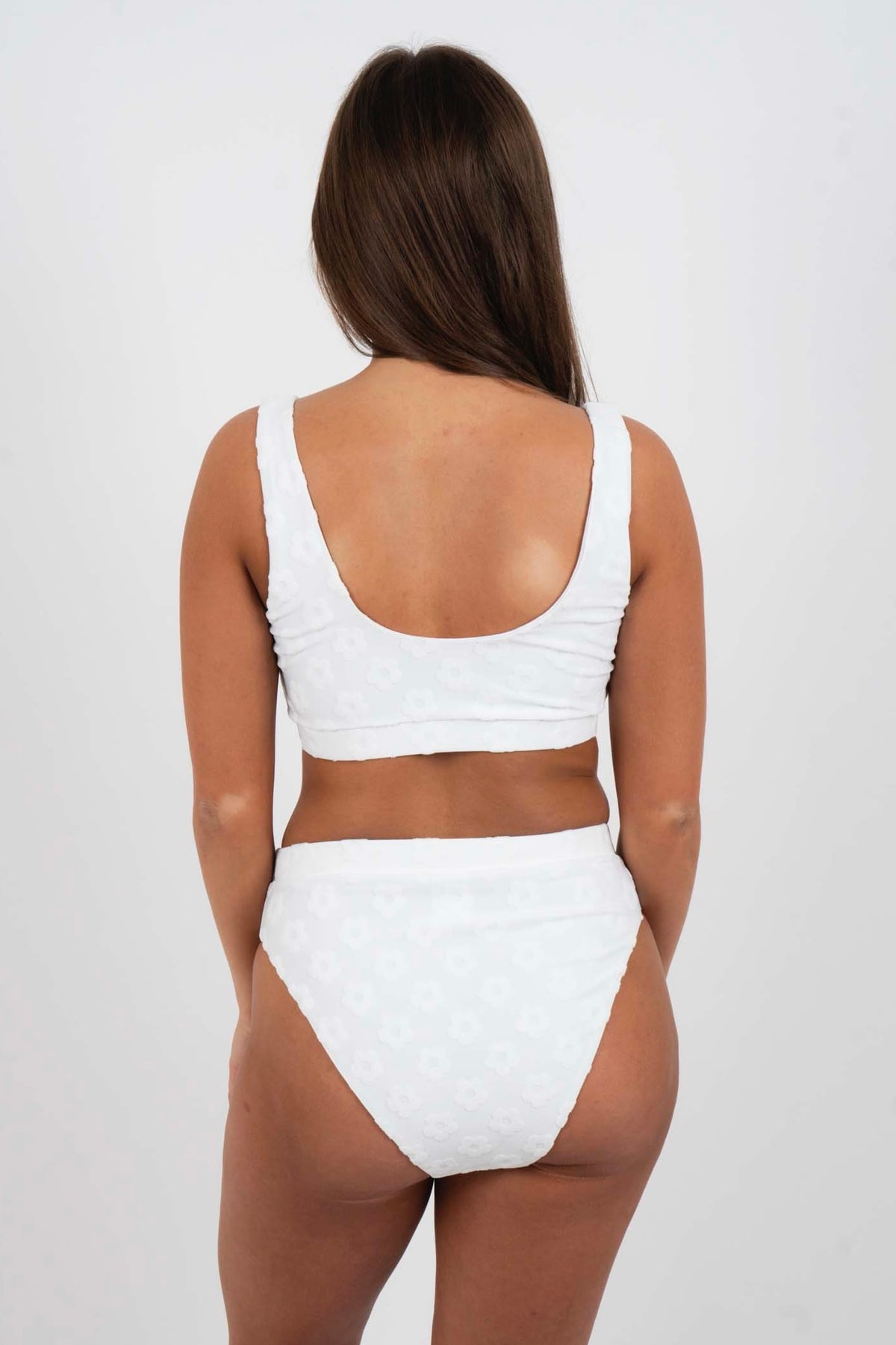 Summer Love Swimsuit Top (White)