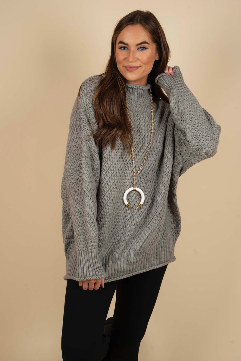 Have My Heart Sweater (Gray)