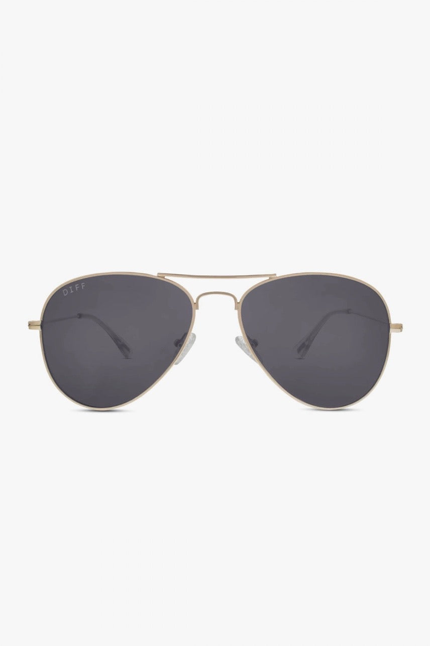 DIFF Sunglasses Cruz (Gold and Gray)