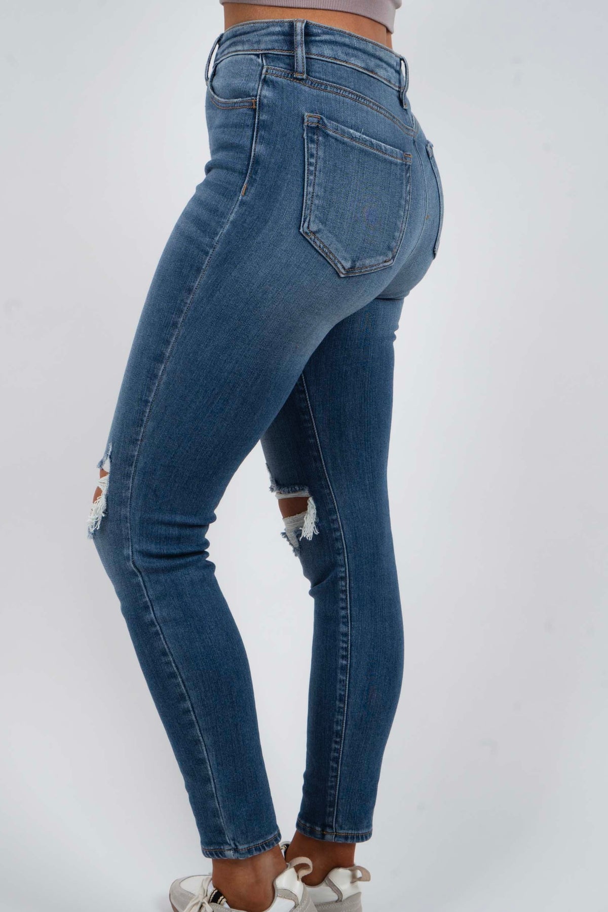 Lily Distressed Skinny Jeans
