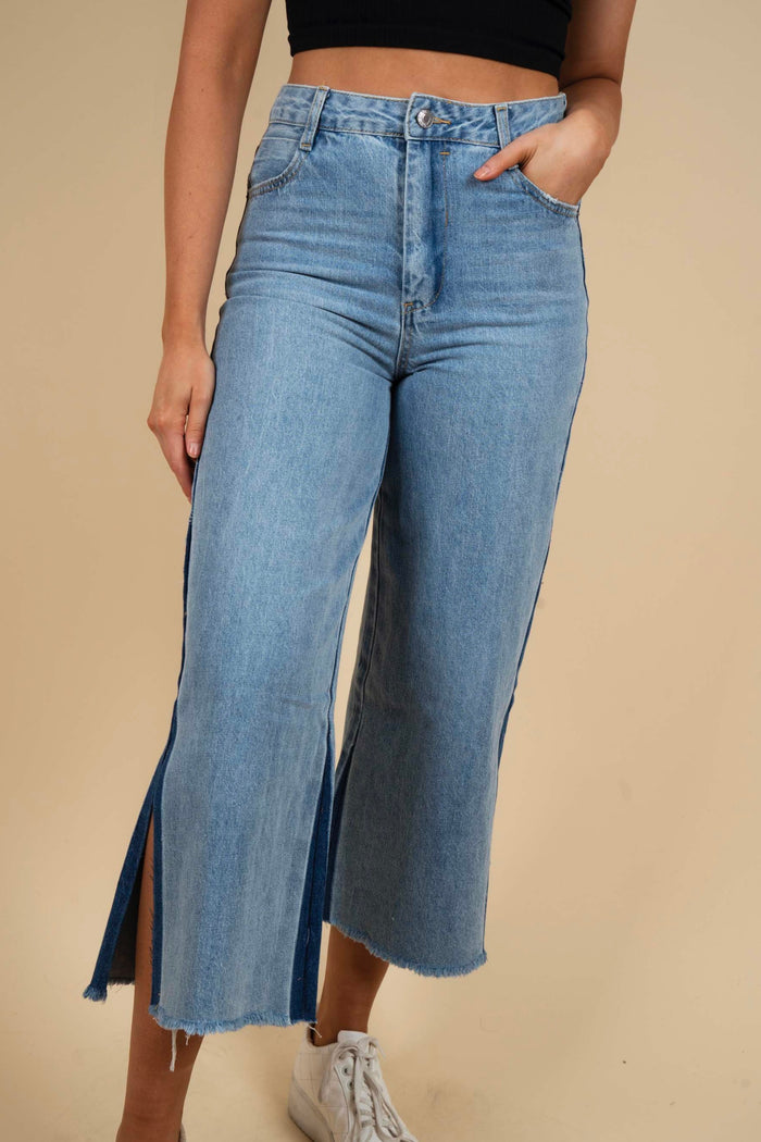 Down For Slit All Jeans