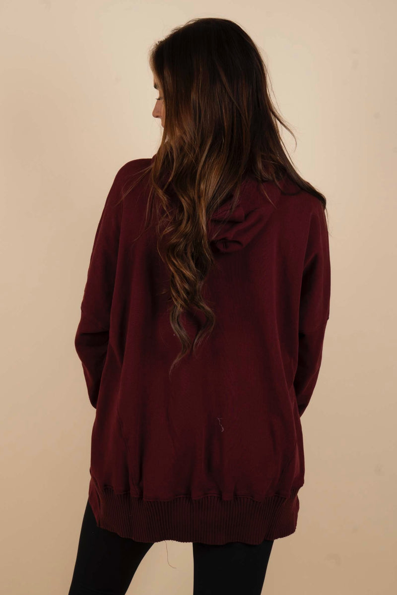 Campfire Cozy Top (Wine)