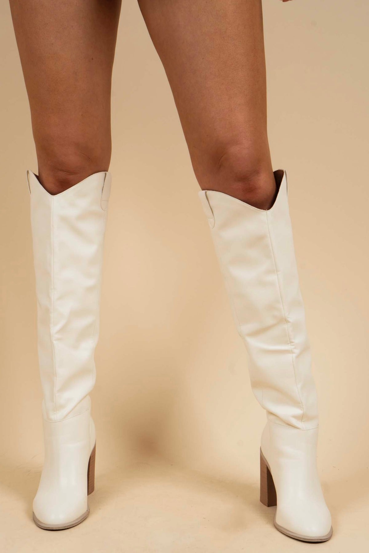 Stephanie Boots (White)