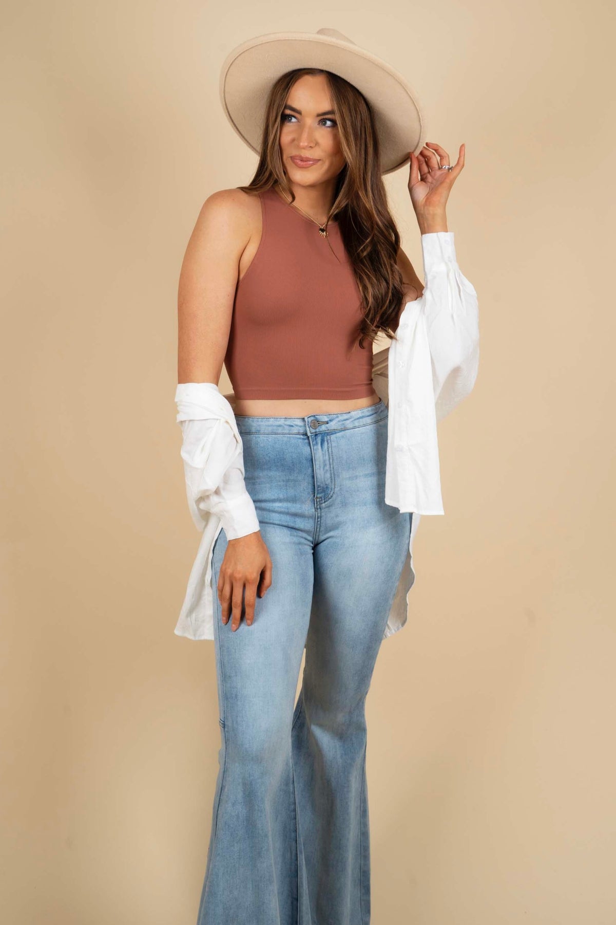 Awhile Longer Top