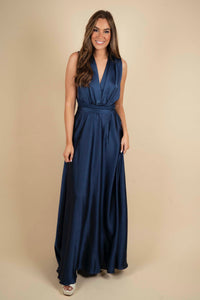 Unmatched Beauty Maxi Dress (Navy)