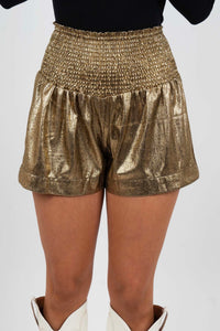 On The Runway Shorts (Gold)