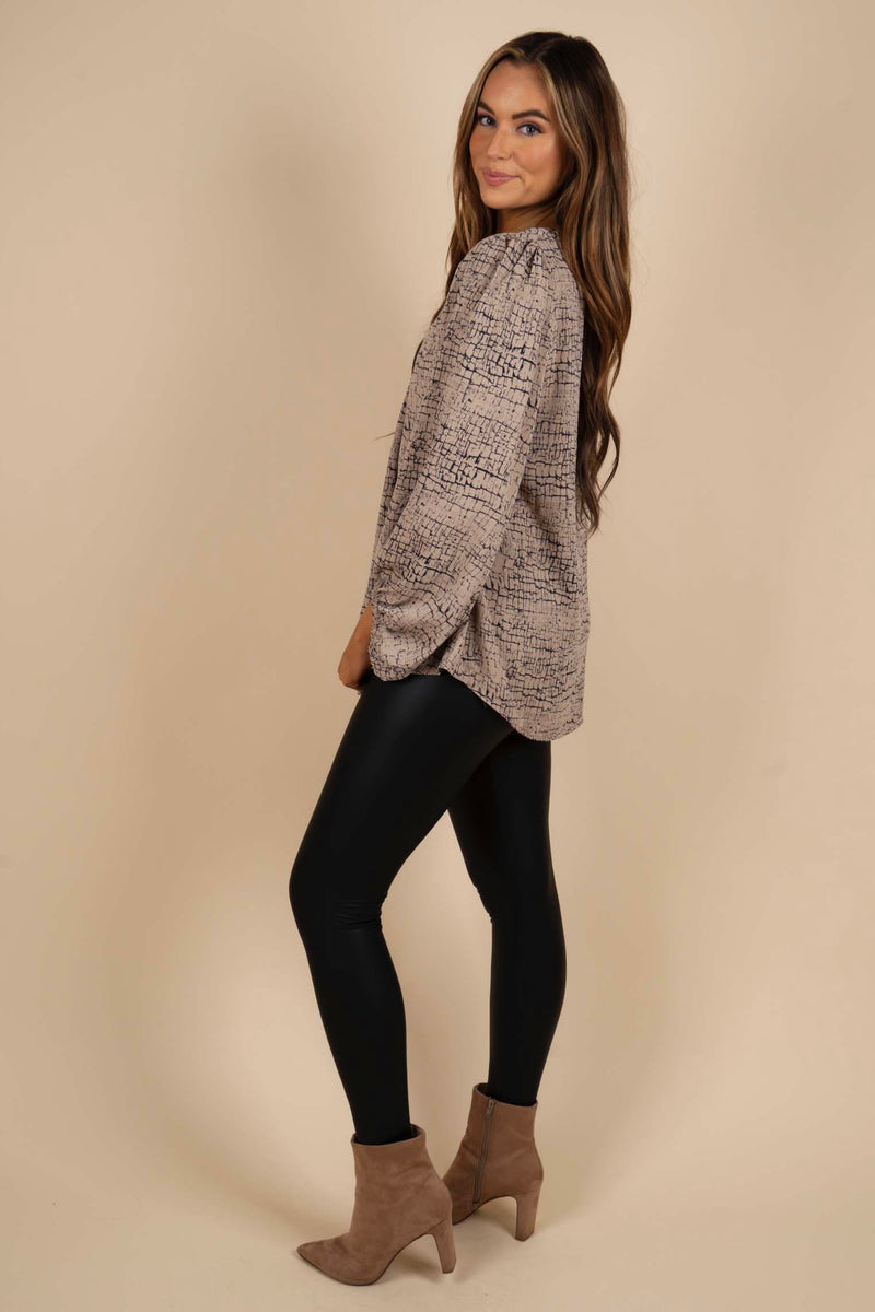 Promise You This Top (Mocha)