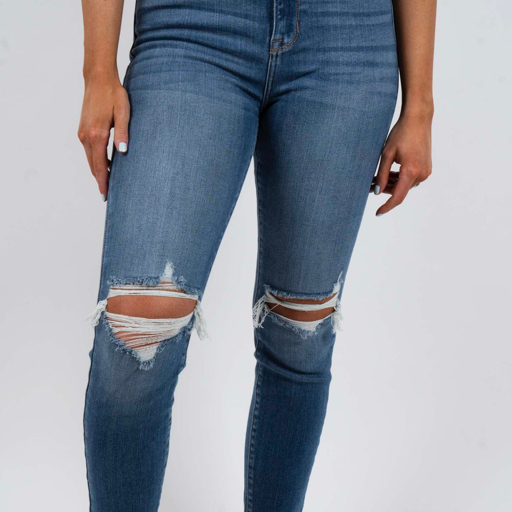 Lily Distressed Skinny Jeans