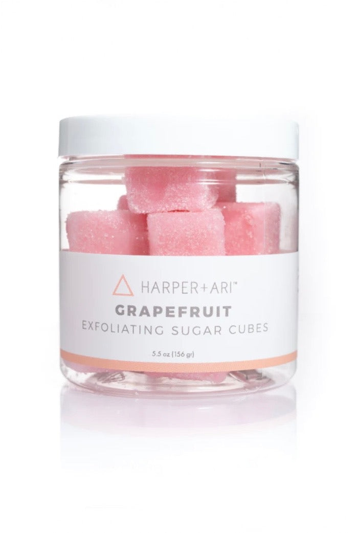 Harper and Ari Exfoliating Sugar Cubes Jar (Grapefruit)