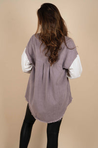 Down To Earth Shacket (Light Plum)