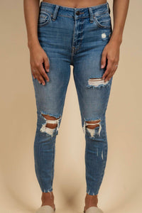 Clara High Rise Skinny Crop (Vivacious)