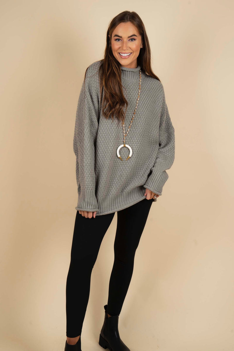 Have My Heart Sweater (Gray)