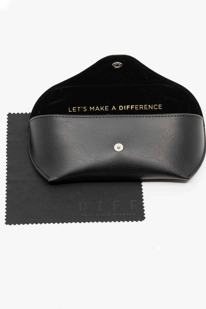 DIFF Sunglasses Cruz (Gold and Gray)